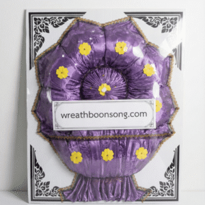 พวงหรีดผ้าแพร-P0112P